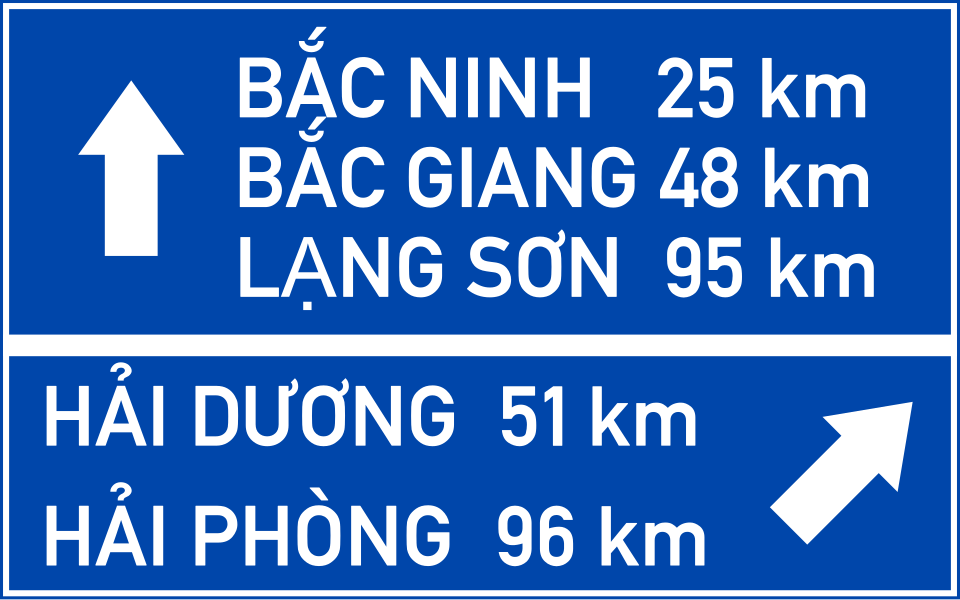 Biển I.414c Chỉ hướng đường
